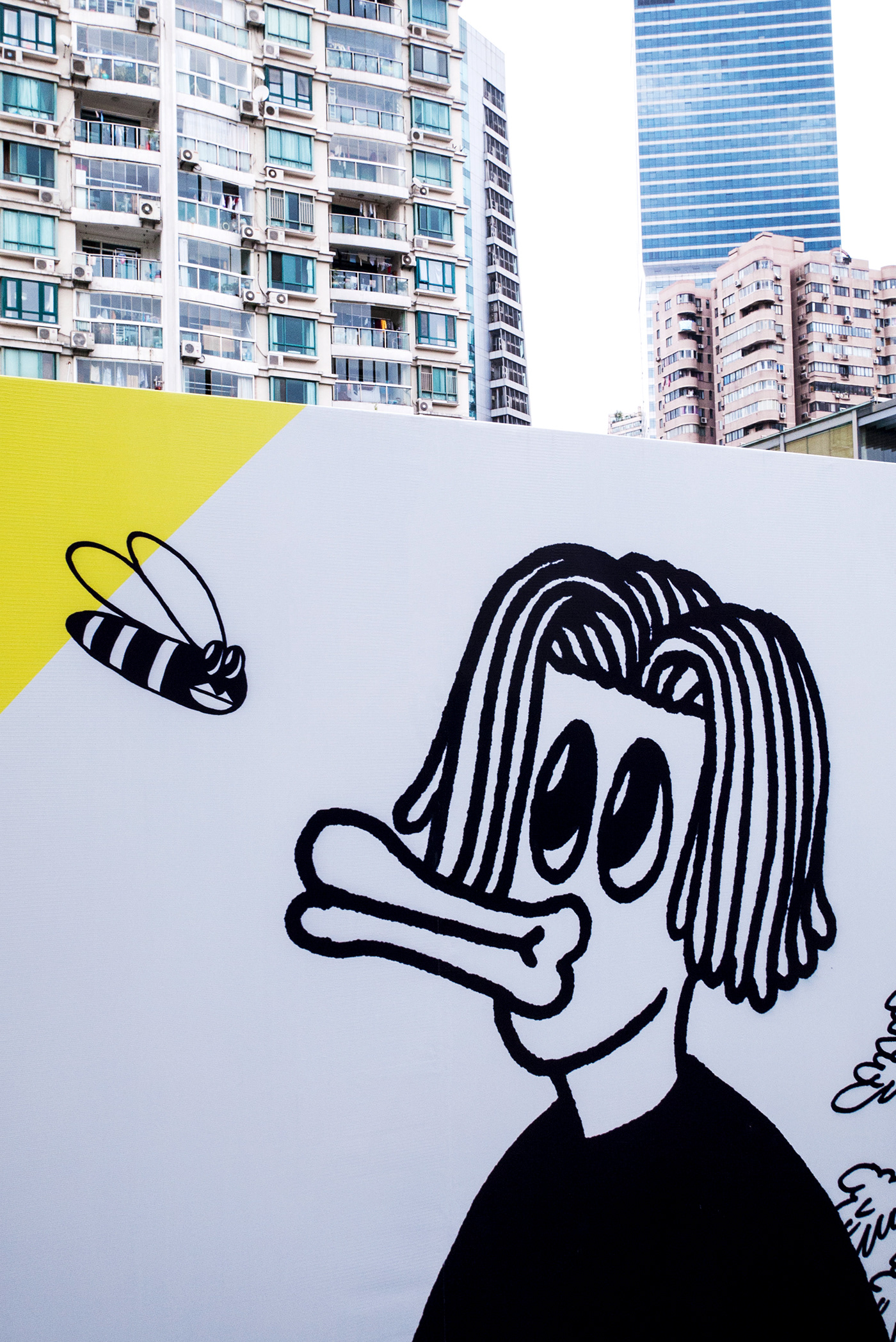 art artist artwork Character design  doodle Drawing  Mural Outdoor print wall