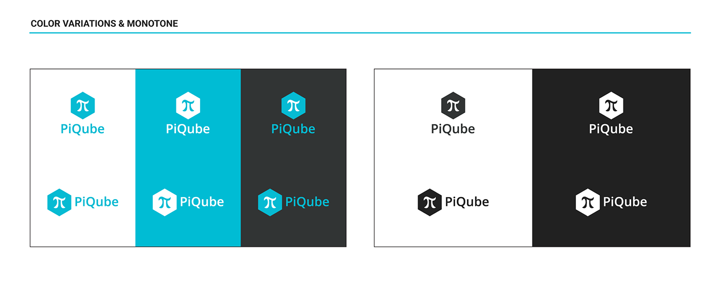 piqube logo app software chennai India Website hiring Data Sailesh identity product minimal simple modern