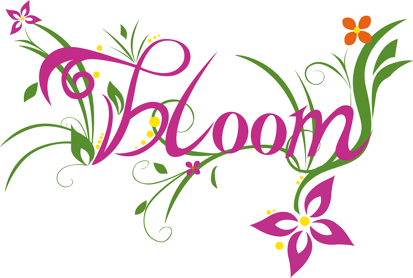 bloom logo design branding 