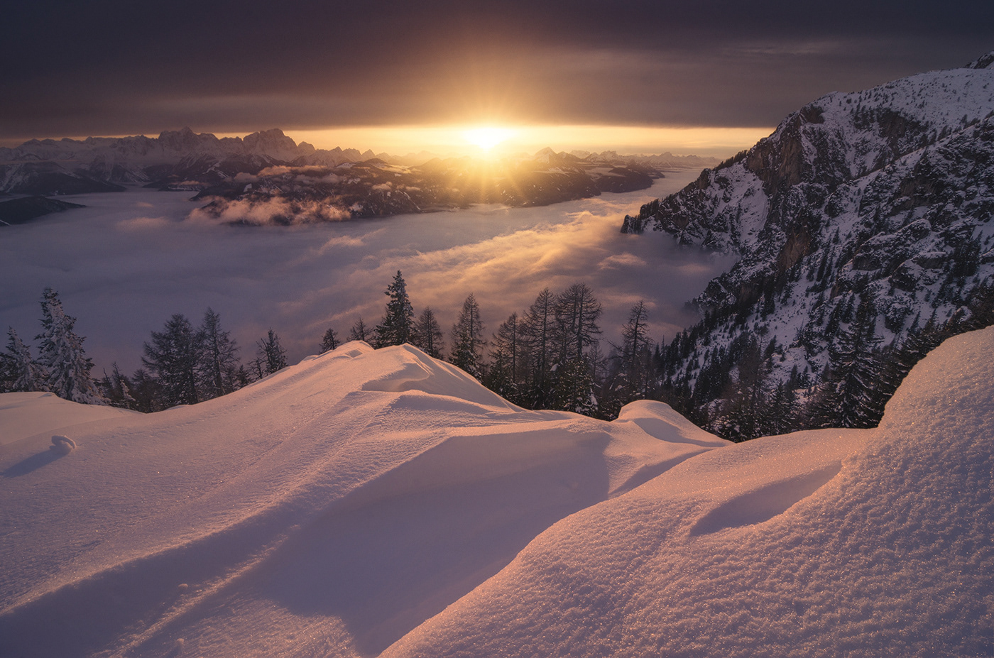 alps bruno pisani cold dolomites landscape photography mountains snow winter