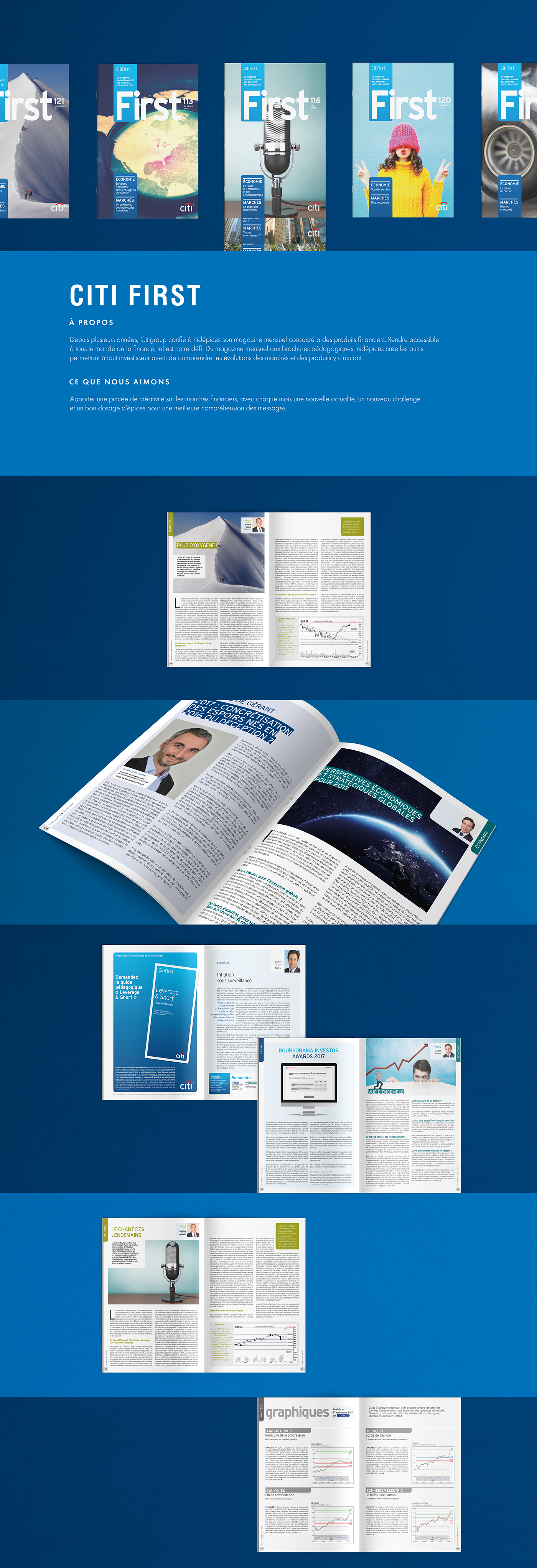 first edition magazine economie financial finance Bourse commercial communication