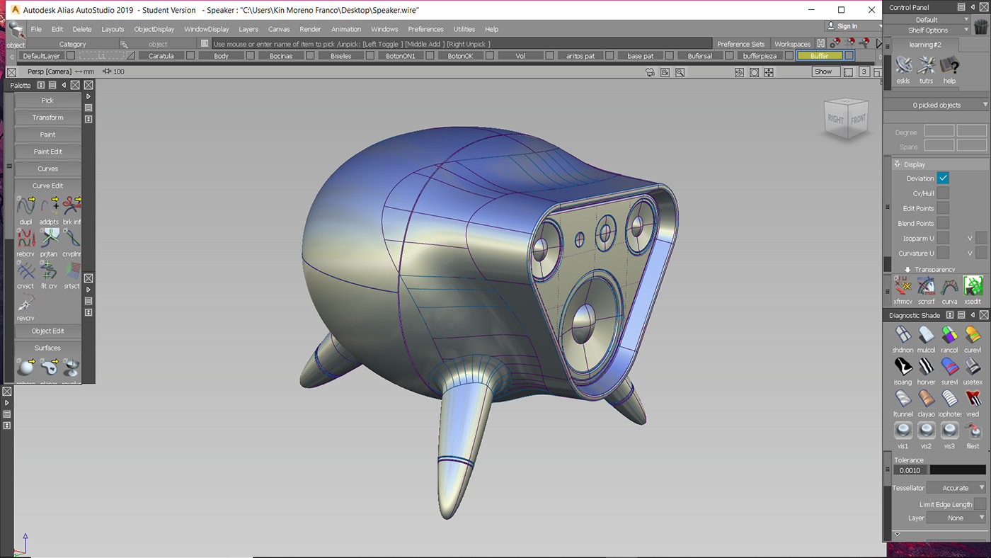 Alias Autodesk 3D design industrial design  autodesk alias keyshot Render product design 