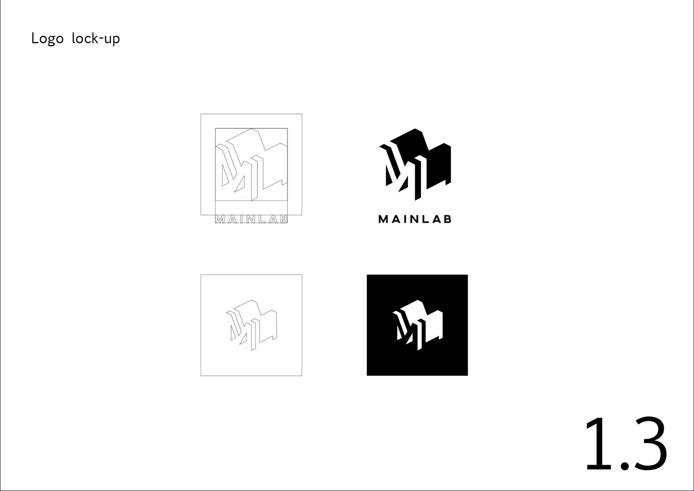architecture branding  lab logo mainlab marca studio uruguay