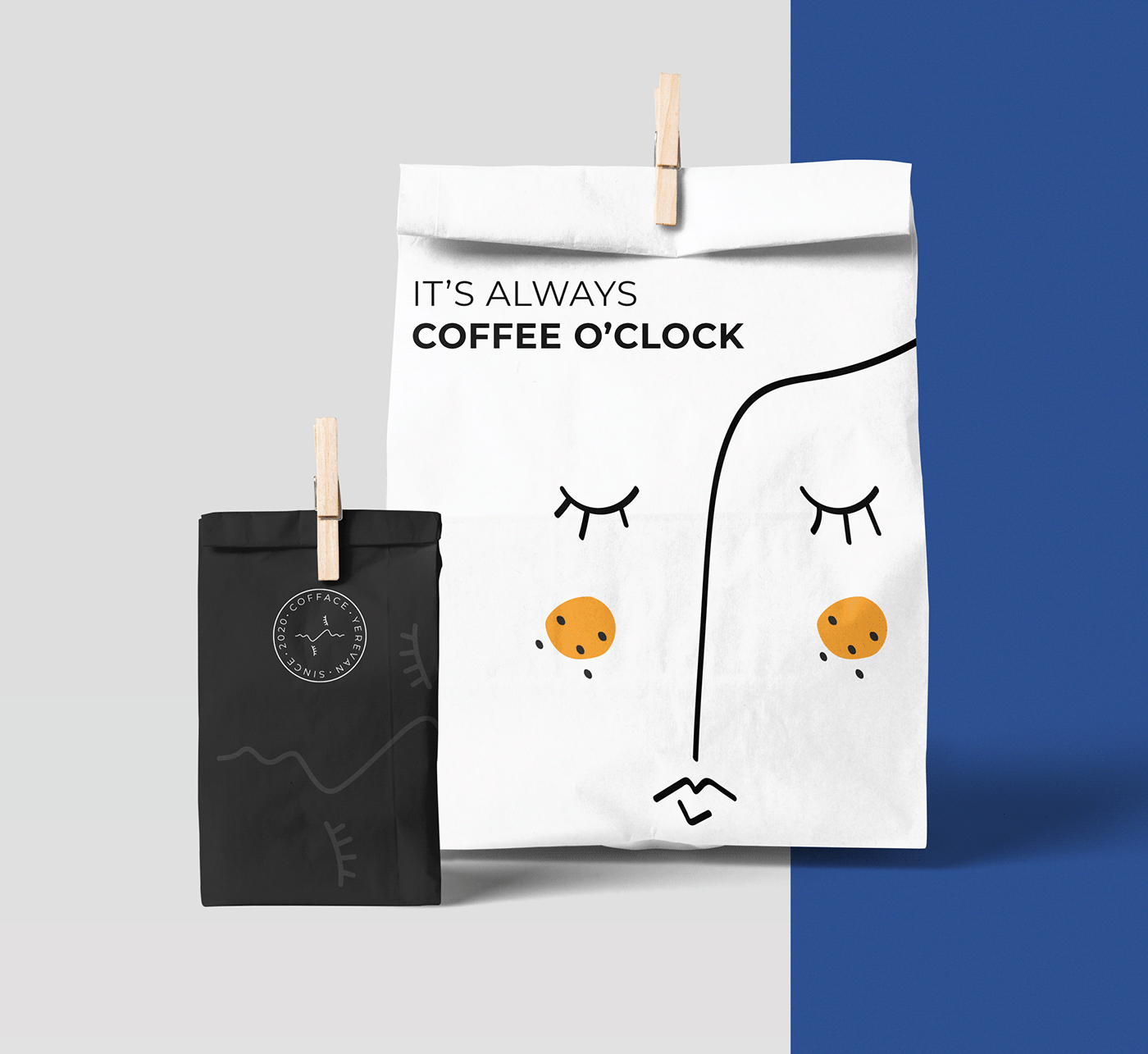branding  face characters Coffee coffeeshop illustrtation cofface Yerevan