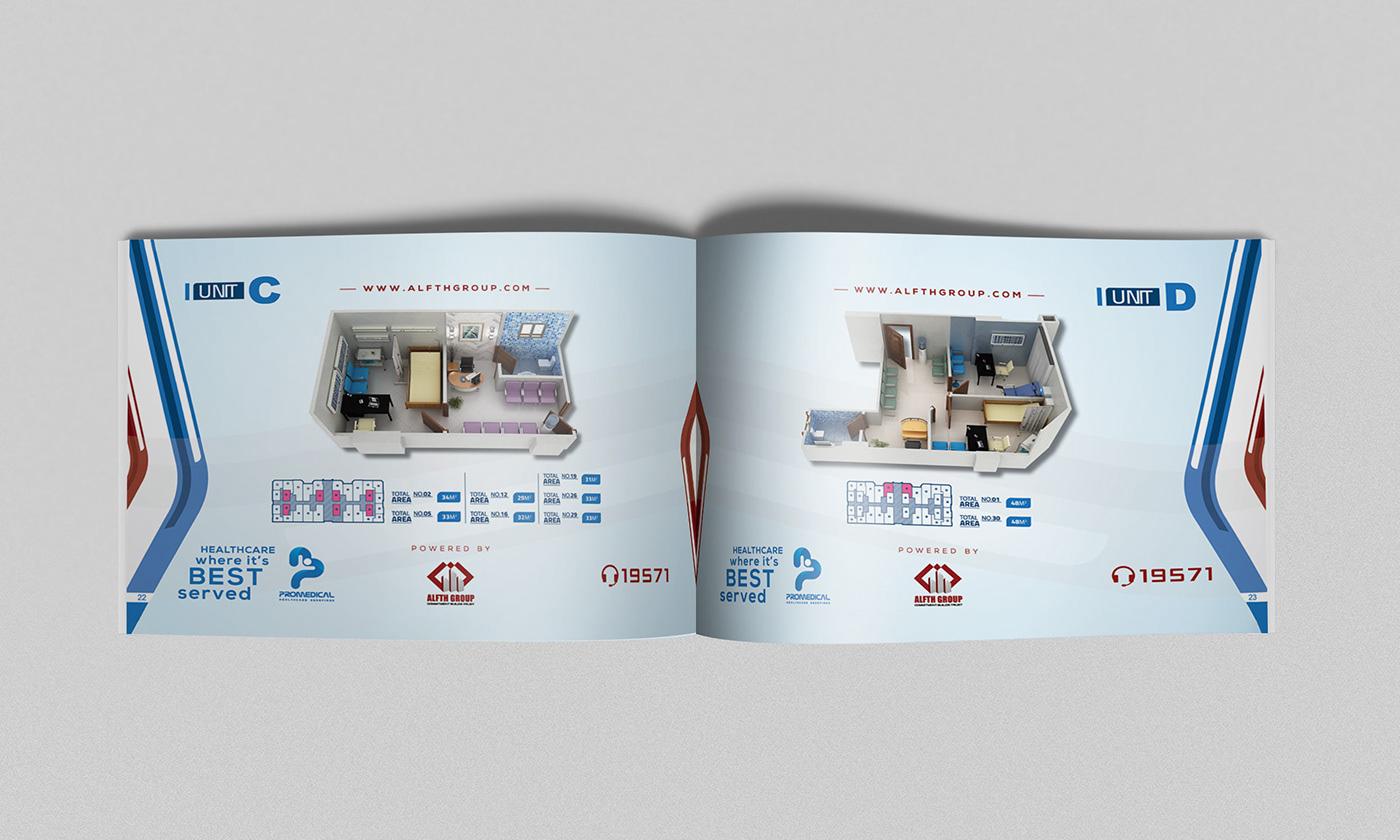 Advertising  brochure catalog company corporate identity mall medical print real estate