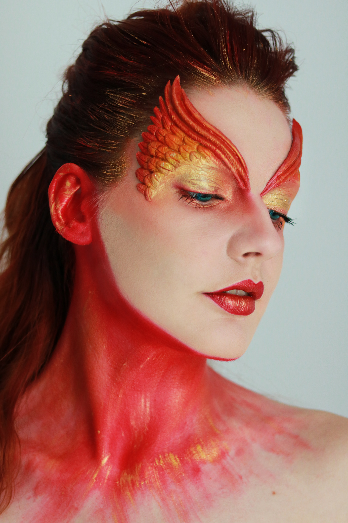 makeup Phoenix latex sculpture prosthetics Photography 