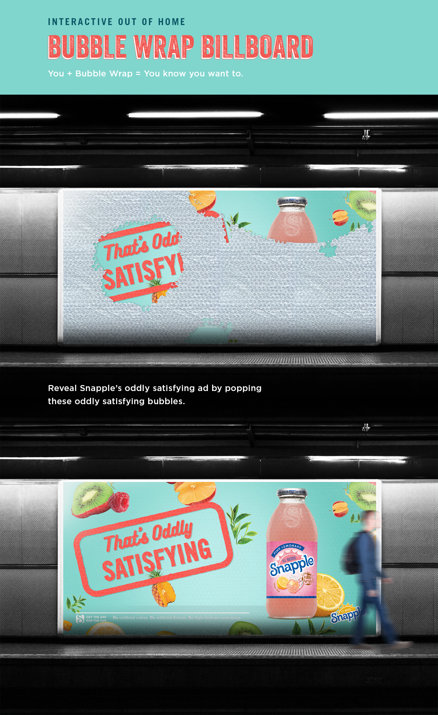 Advertising  art direction  design Media Planning strategy Snapple AAF NSAC