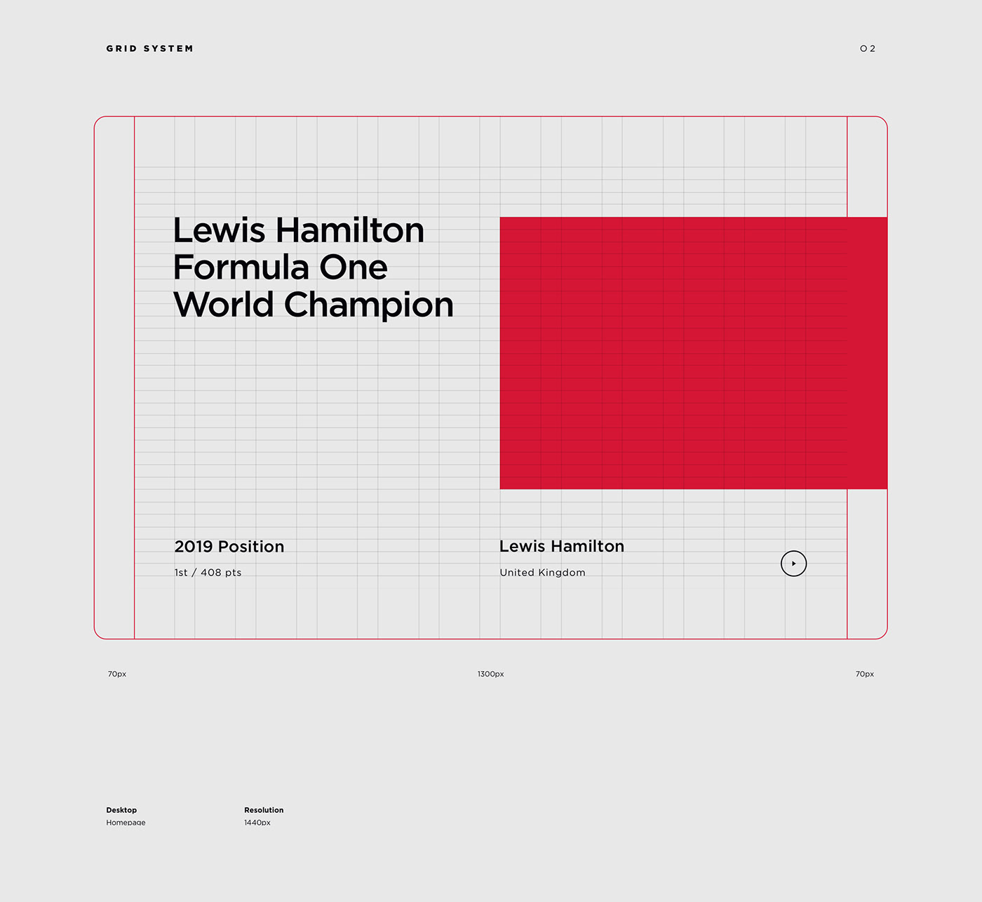 Lewis Hamilton Website ux UI Formula1 champion adobexd mercedes PETRONAS