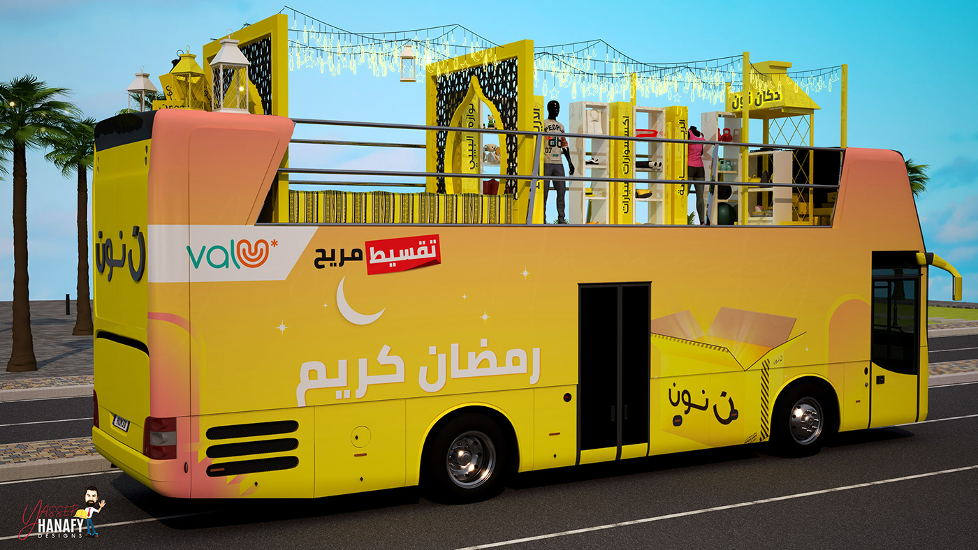 activations bus campaigns islamic noon ramadan karim ramdan Roadshow yasser hanafy رمضان كريم