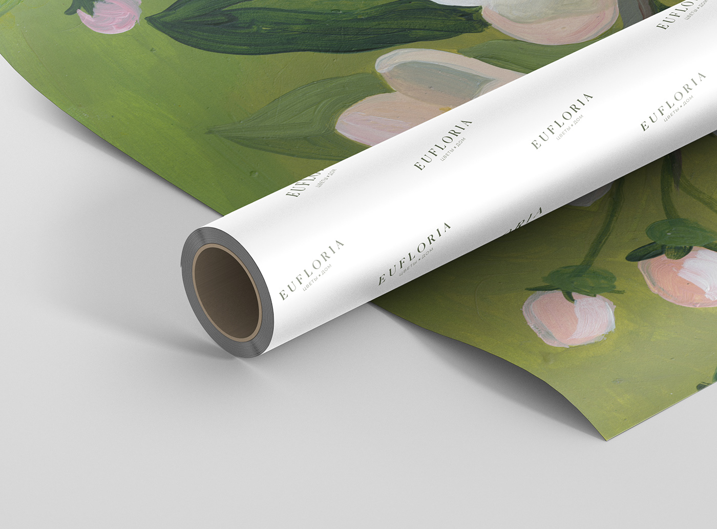 Brand Design branding  design flower Flower Shop Flowers logo Mockup Packaging visual identity