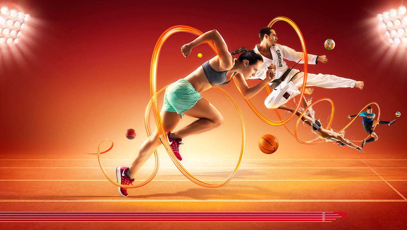 ILLUSTRATION  modo 3D photo sport postproduction retouch
