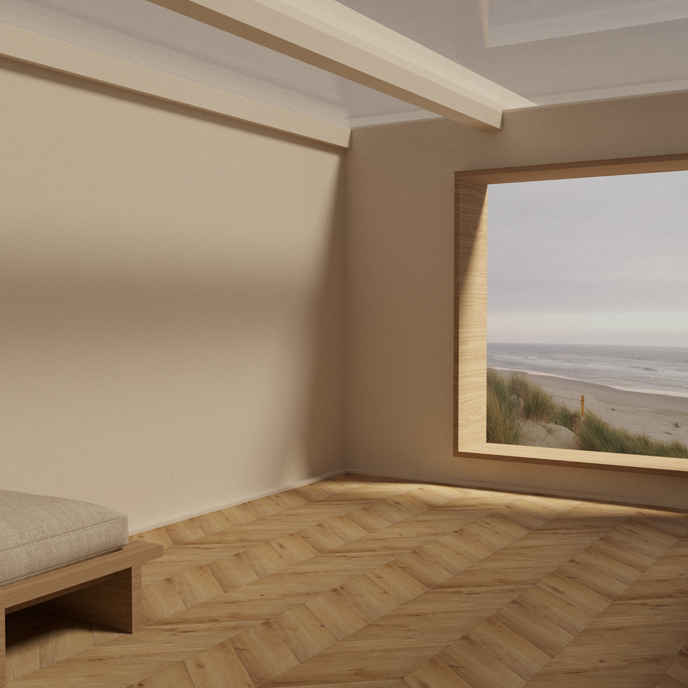 concepts interior design  Kenya Hara minimal Minimalism Renders set slow living visualization