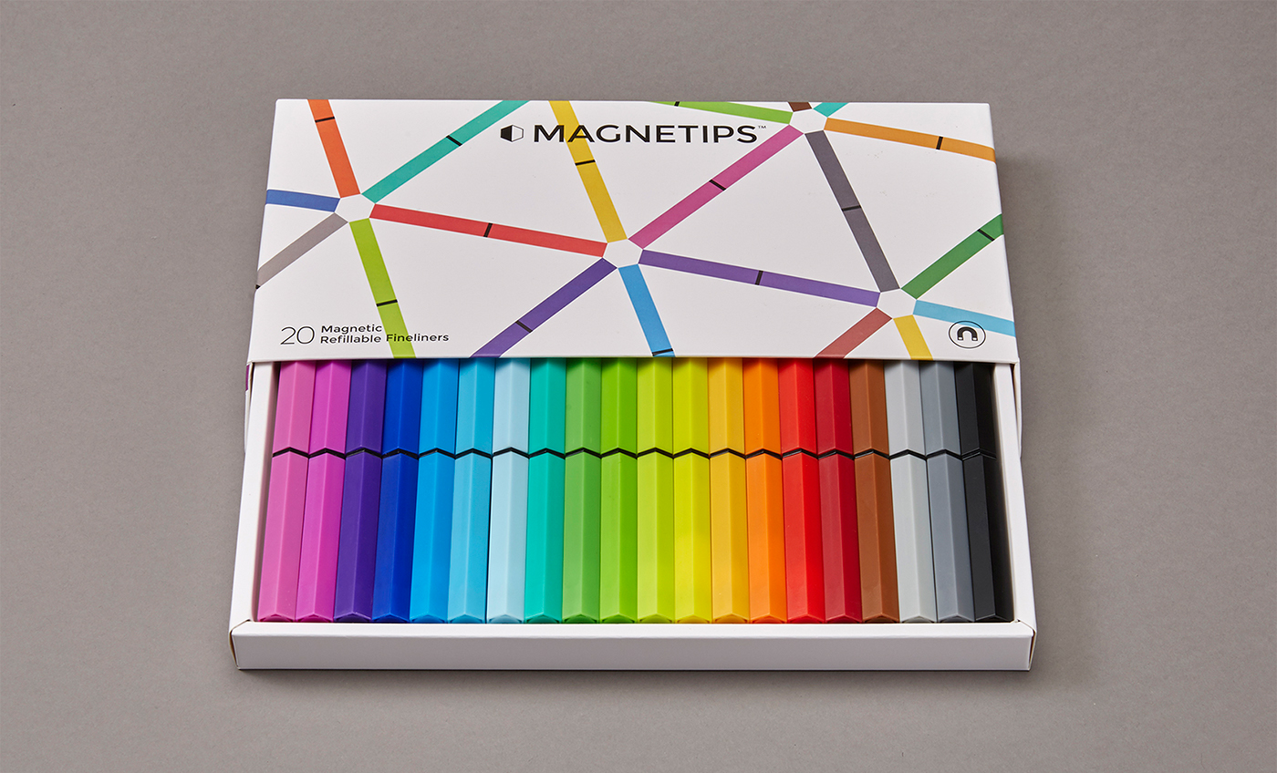 Packaging Magnetic pens minimal Simple shapes
