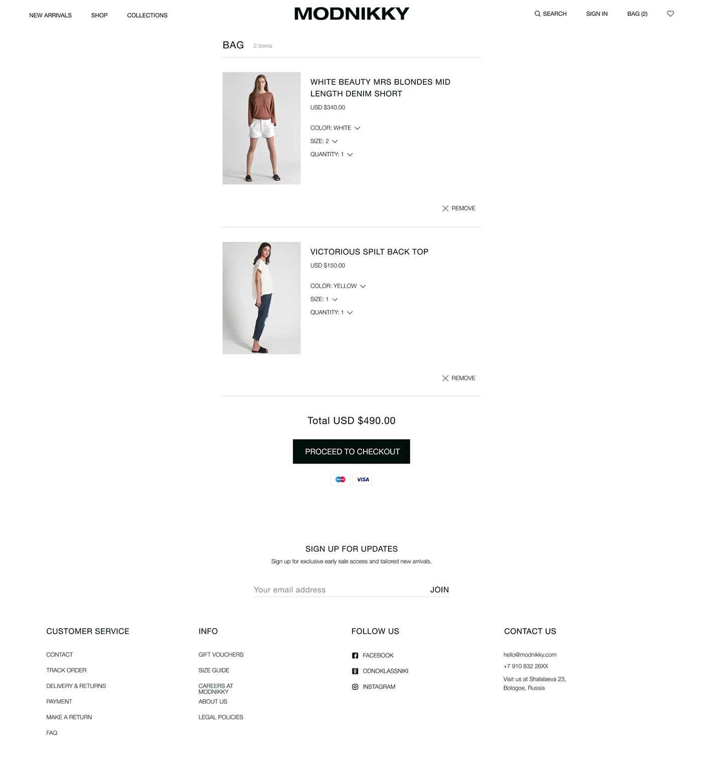 Ecommerce Fashion  store template free Figma