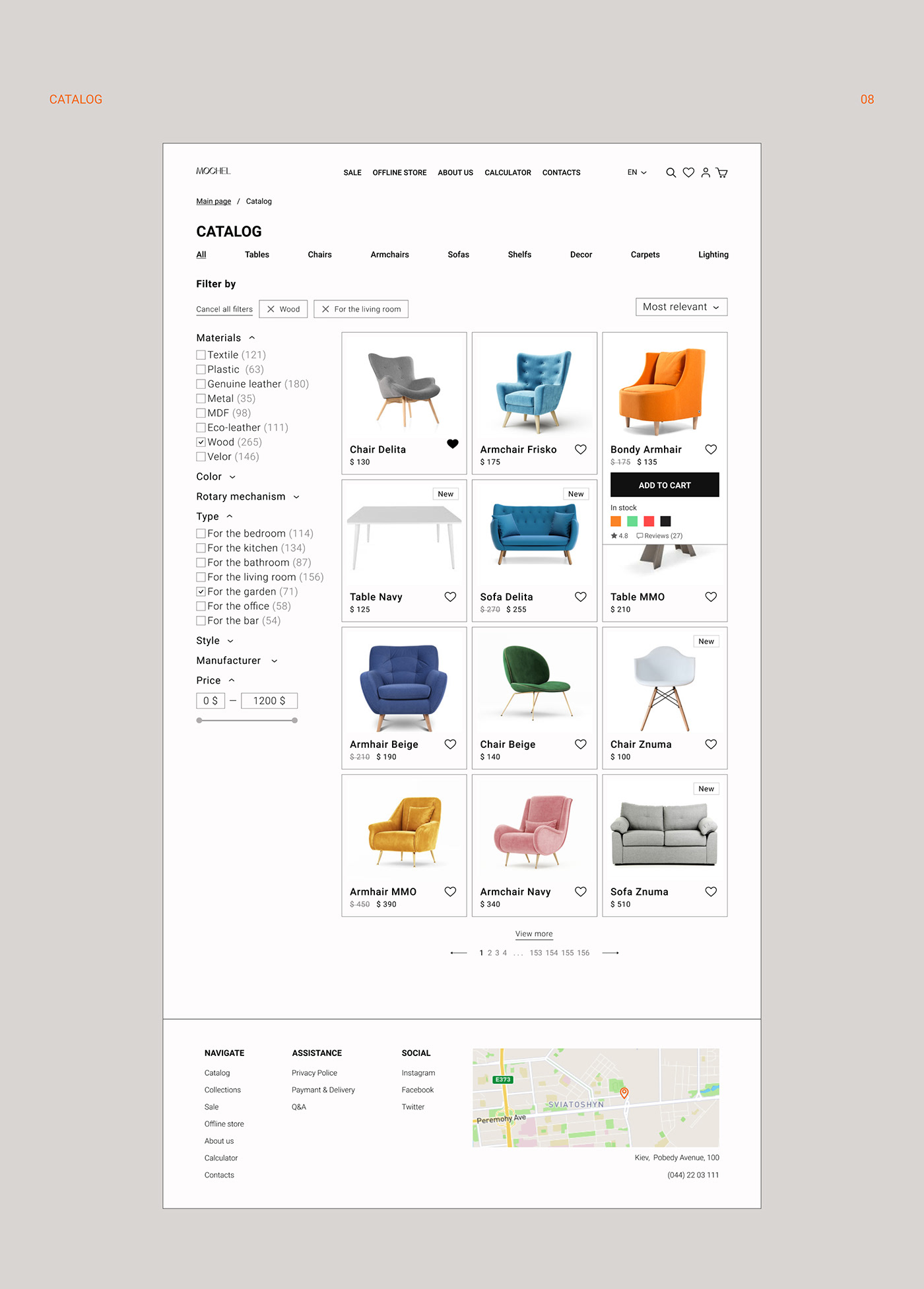 animation  e-commerce Figma furniture Interior UI user interface ux ux/ui Web Design 