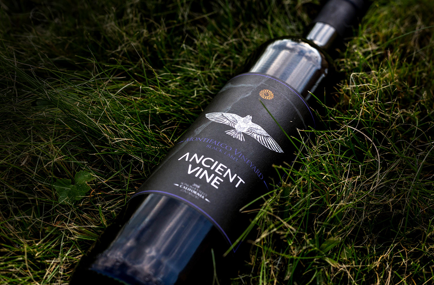 wine label label design graphic design  Packaging winery wine american wine us wine branding  packing