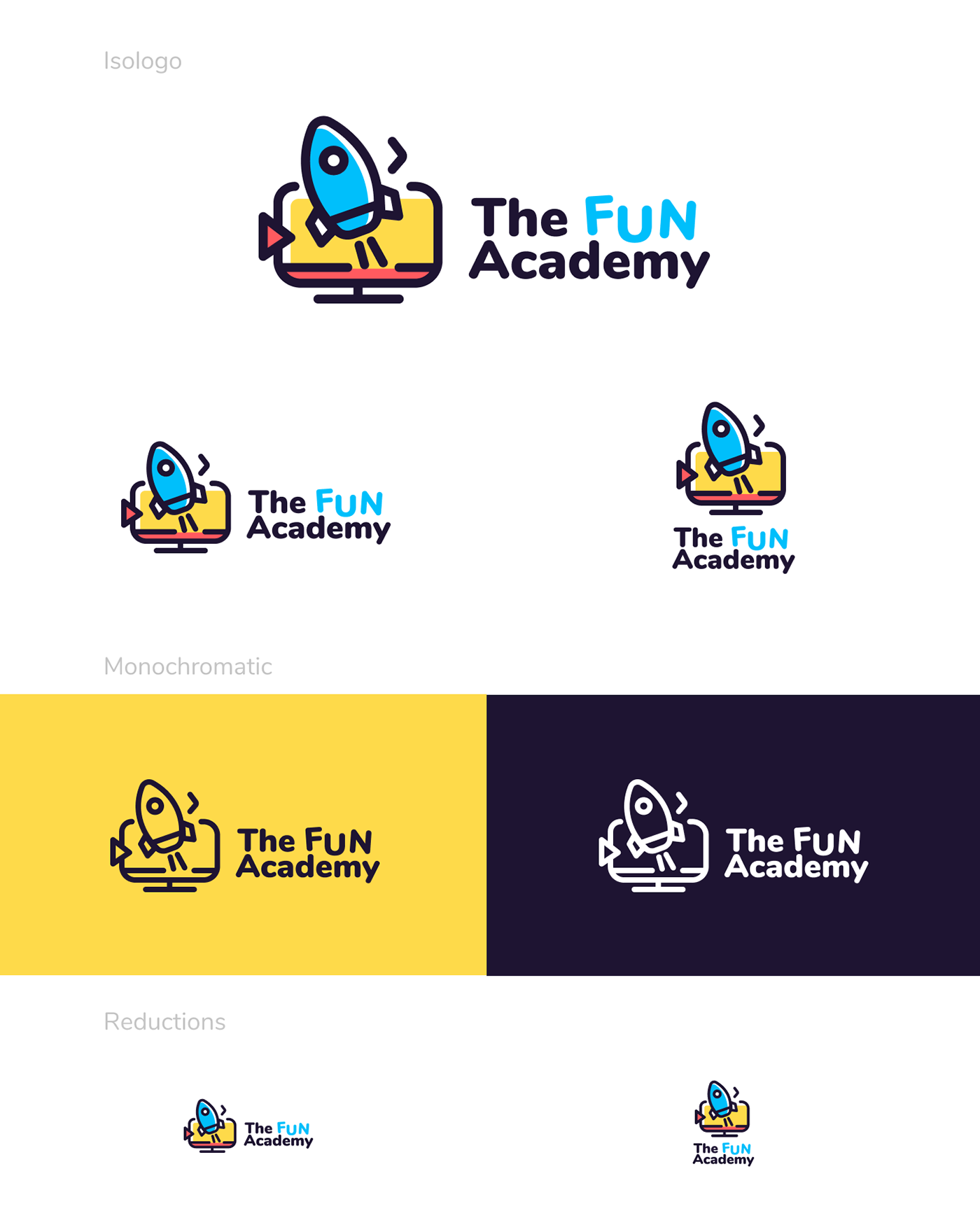 branding  Education Elementary School kids logo
