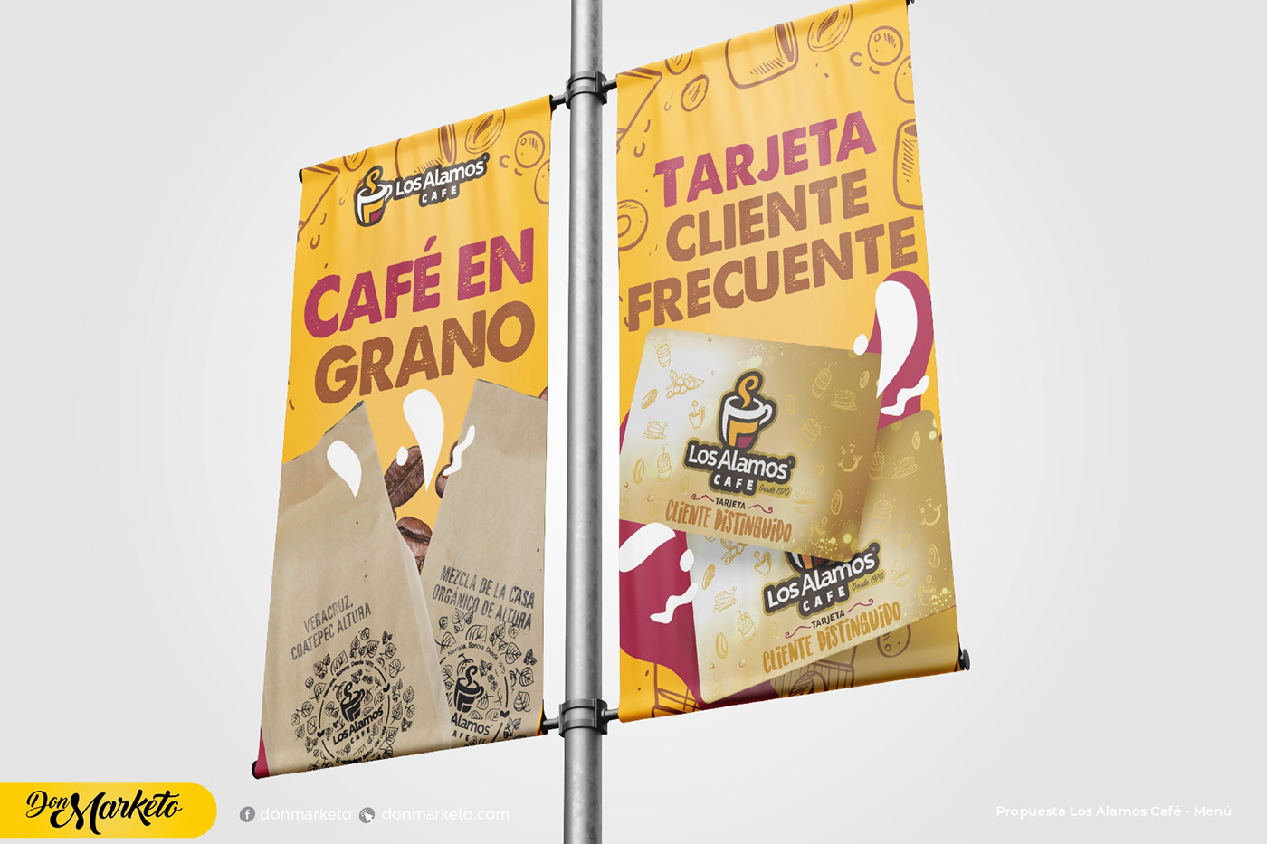 banner design branding  Coffee