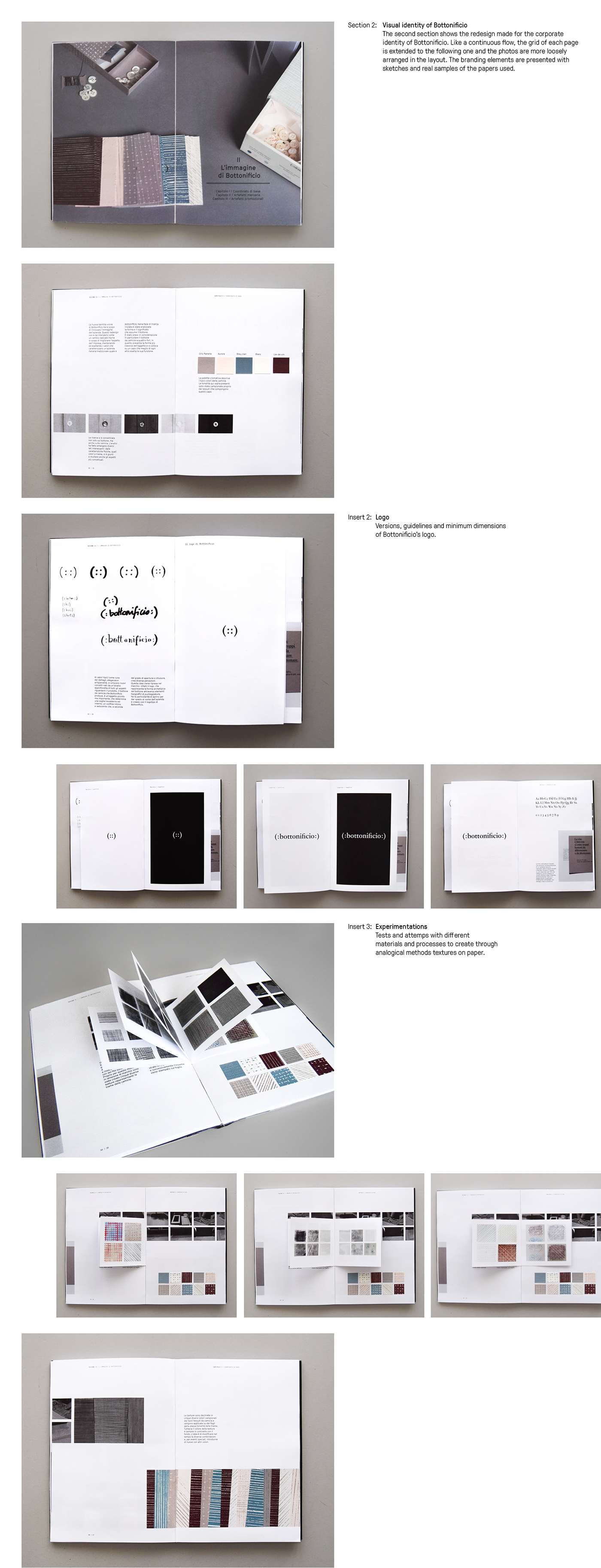 bottonificio book design binding Corporate Book