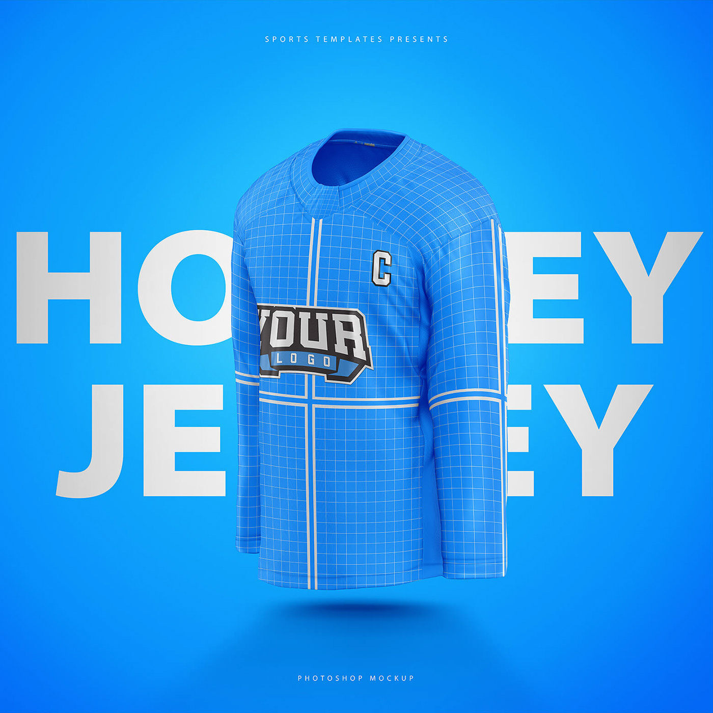 Download Adidas Adizero Hockey Jersey Photoshop Template 2.0 on Behance Free Mockups