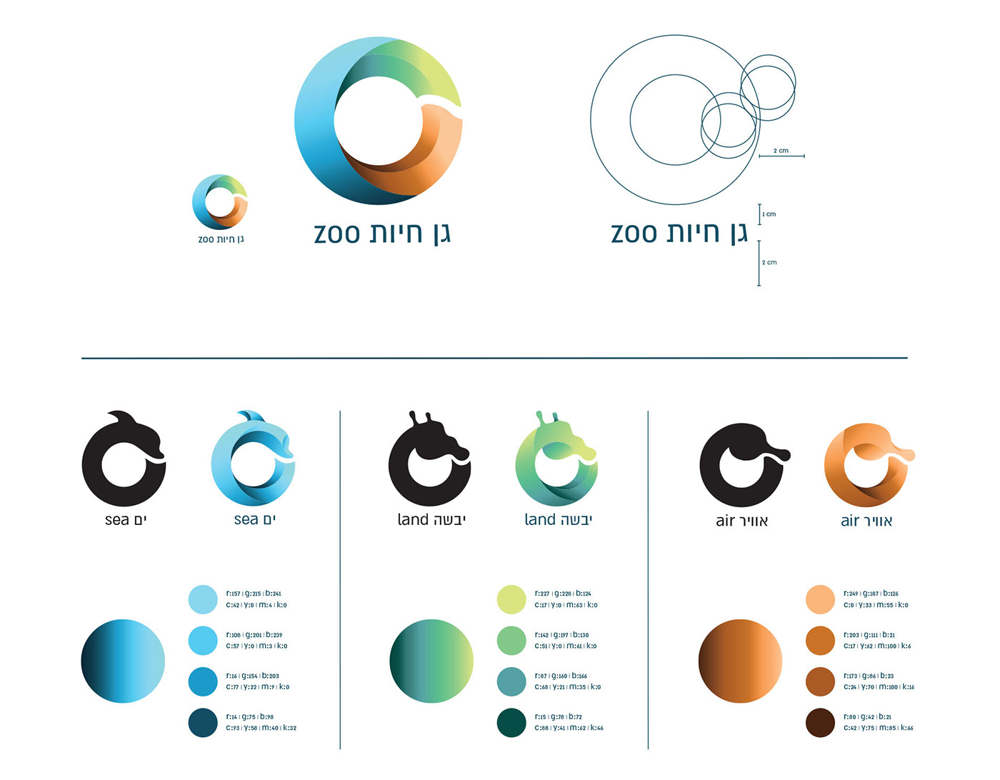 zoo brand logo branding  icons animal poster map graphic design