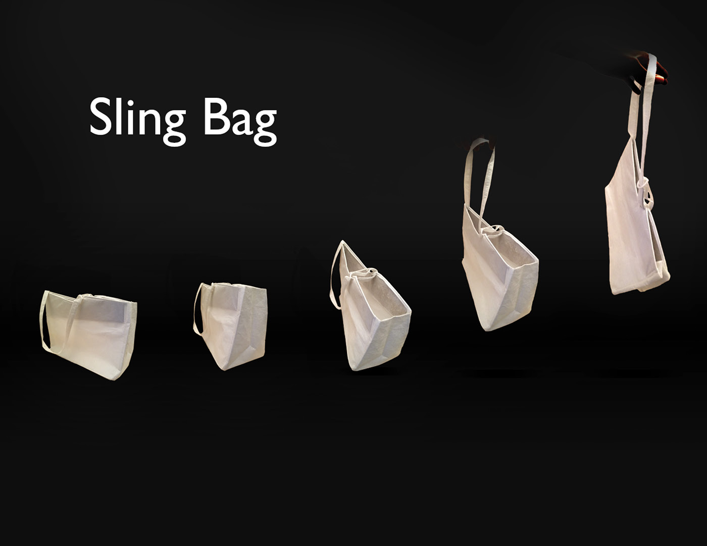 Shopping Aid Shopping hand sewn bag shopping bag Re-usable re-usable bag White