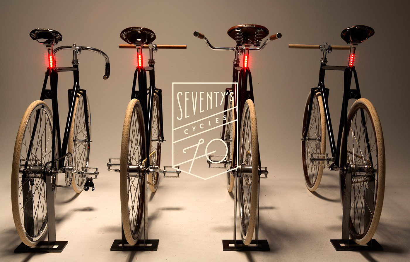 Bicycle  logo identity  vintage  Illustration