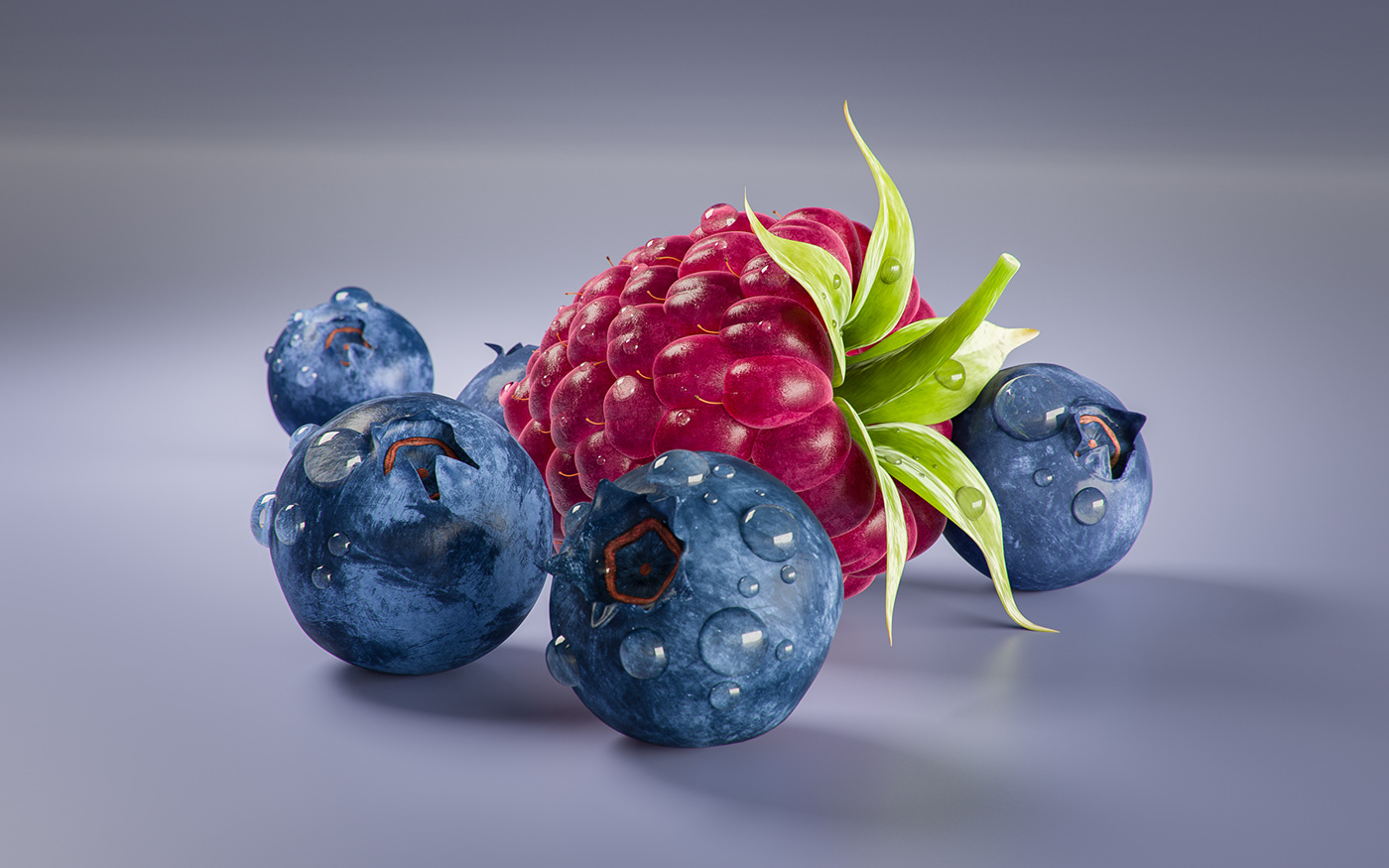 berry raspberry blueberry condensation