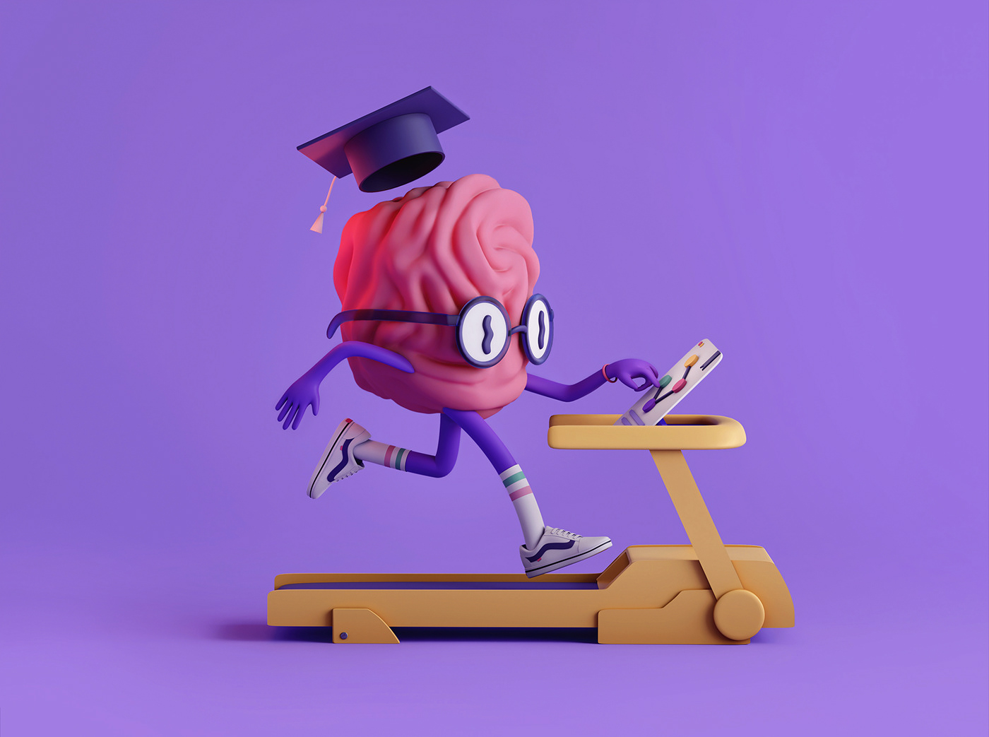 3D Advertising  blender cinema 4d Education ILLUSTRATION  inspiration school uol