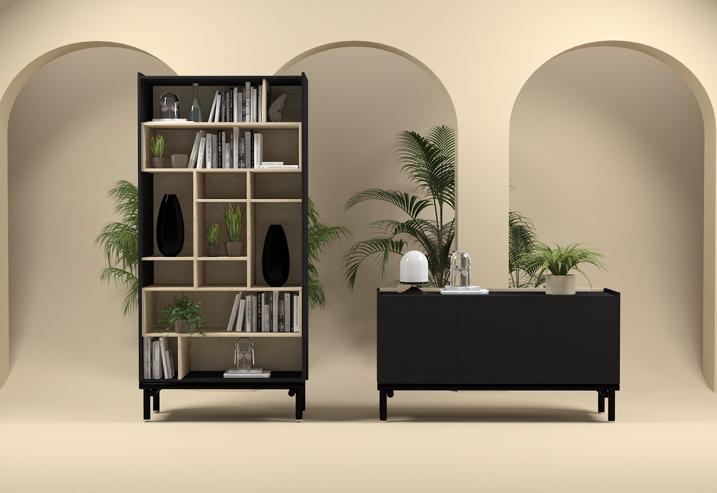 bookcase Collection kononenko KononenkoID furniture TV Stand coffee table Minimalism Furmiture Design design