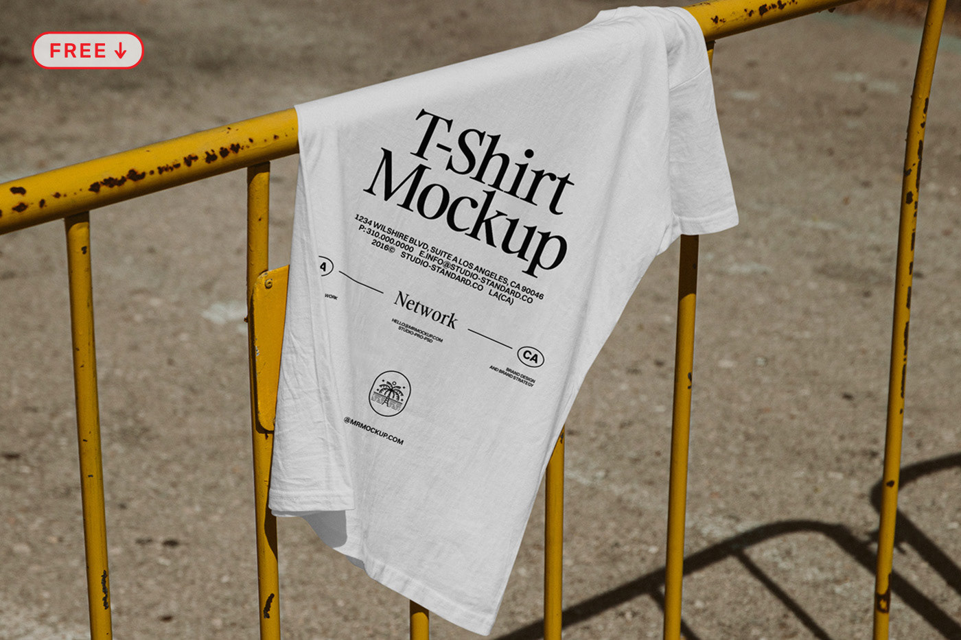 free t-shirt mockup free download Free T-shirt Mockup street mockup Free Template psd