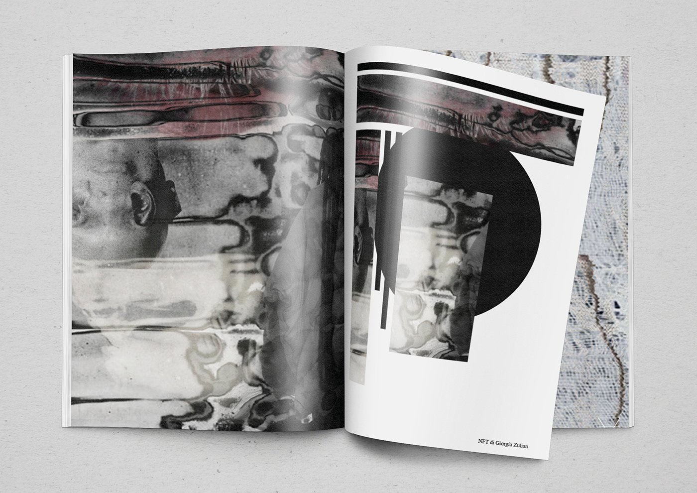 graduation project art visual identity Digital Collage Layout Design magazine book
