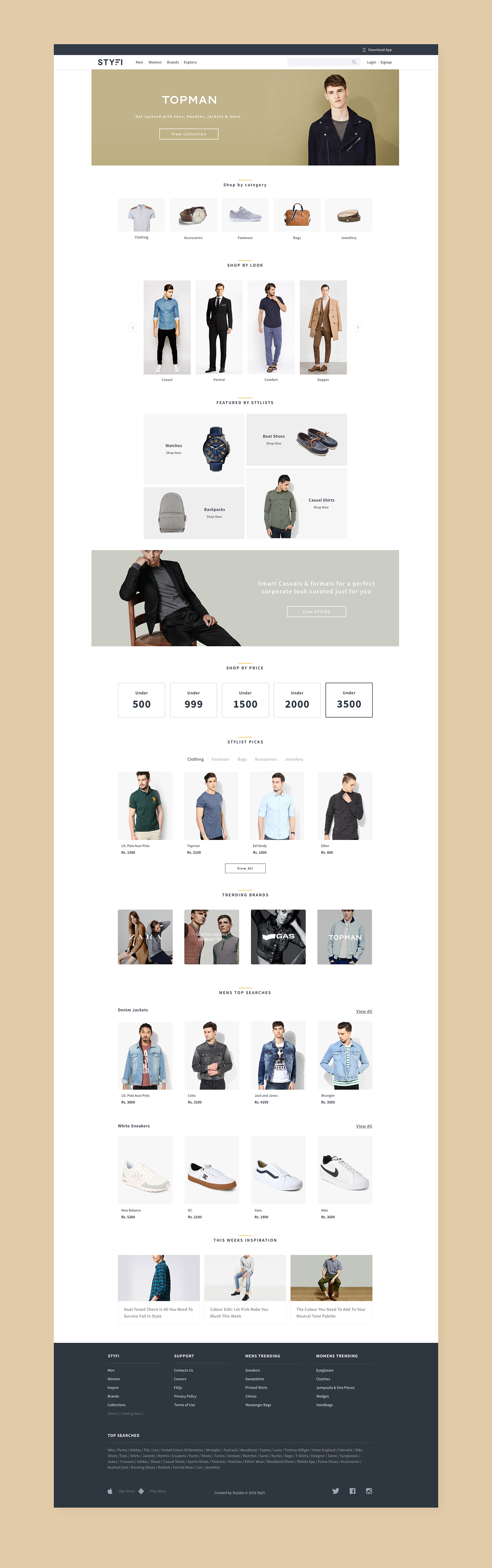 Website Design user interface graphic design  ux Web Design  Fashion  e-commerce