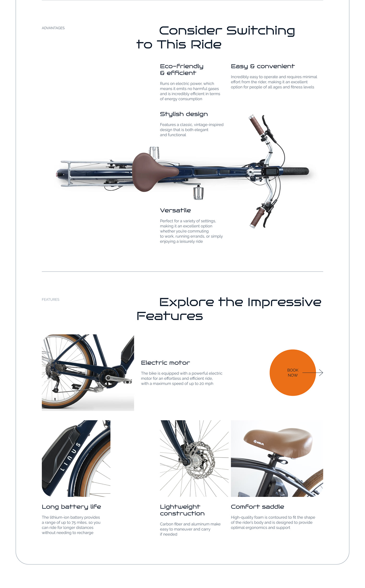 Bicycle Bike Web Design  landing page Website Design UI/UX UX design ui design Figma Website