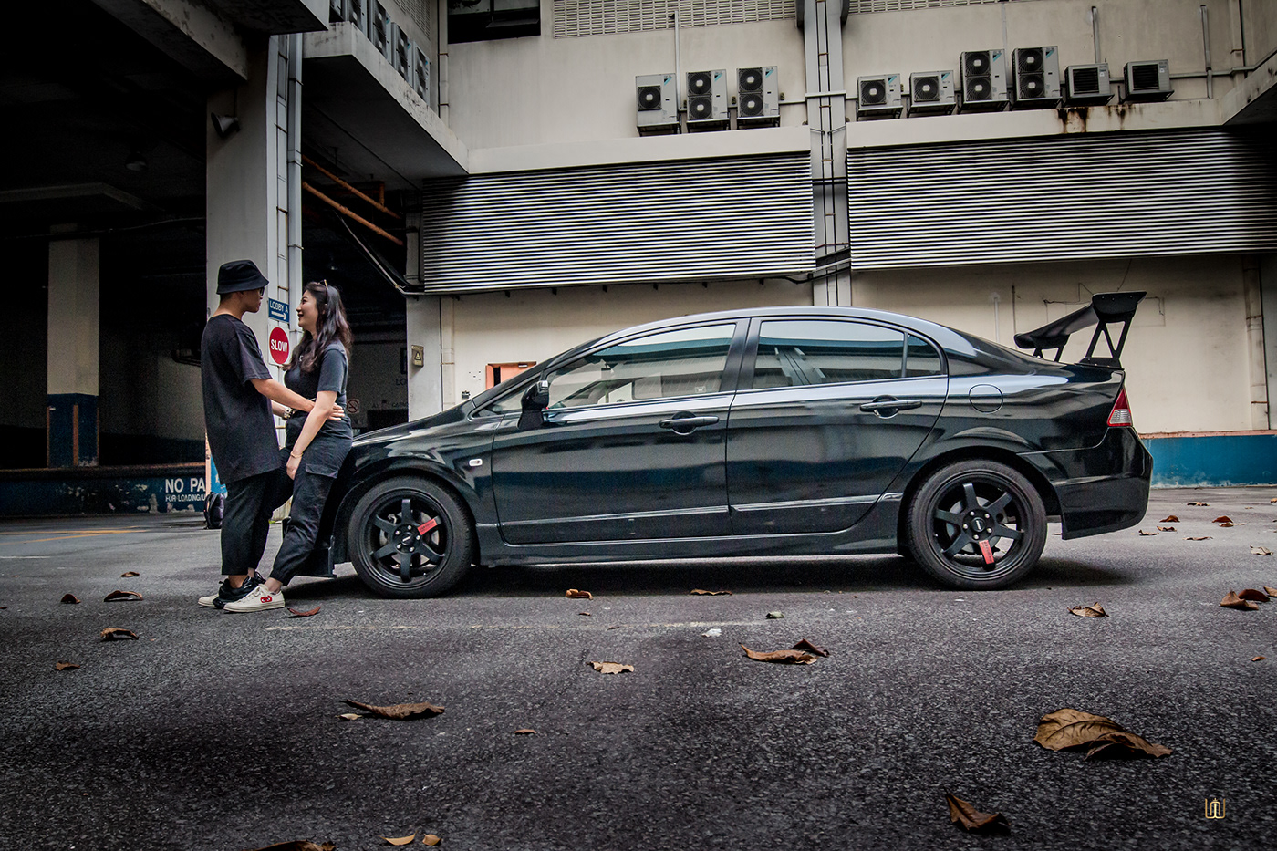 Bella black car ciao Civic Honda matt polish sgcarshoot singaporecar
