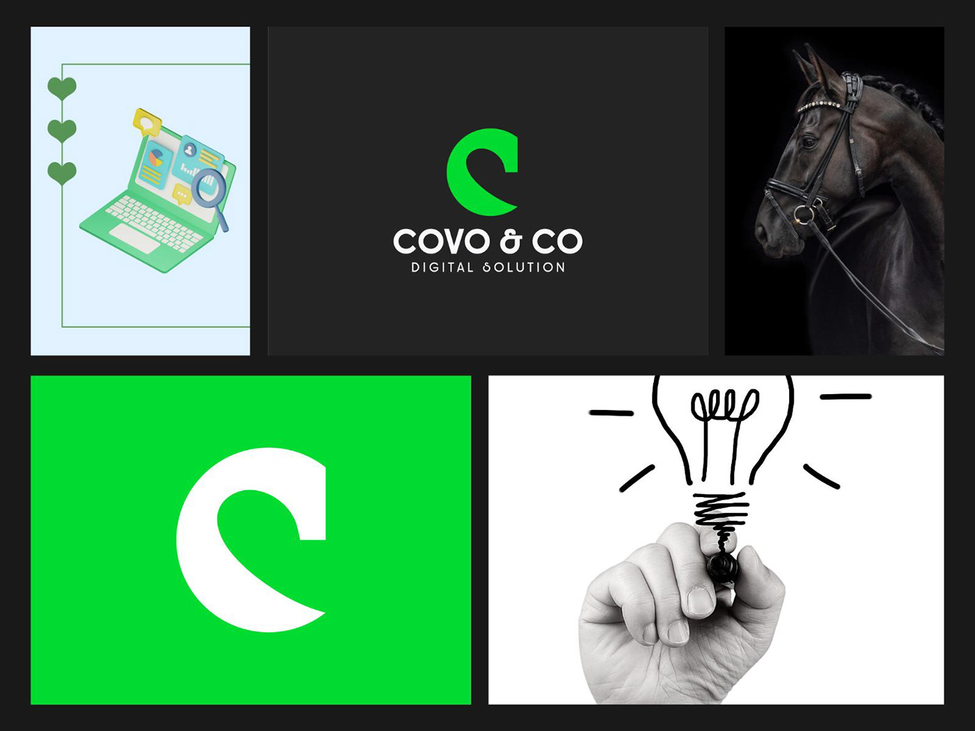 Technology tech finance service creative minimalist brand identity visual logo