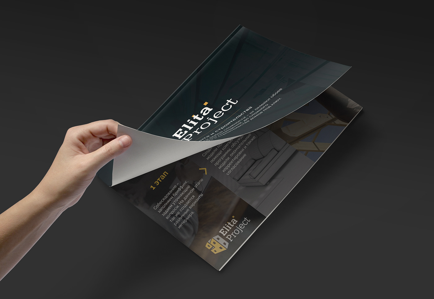 Marketing Kit magazine Brishure company-kit russian presentation