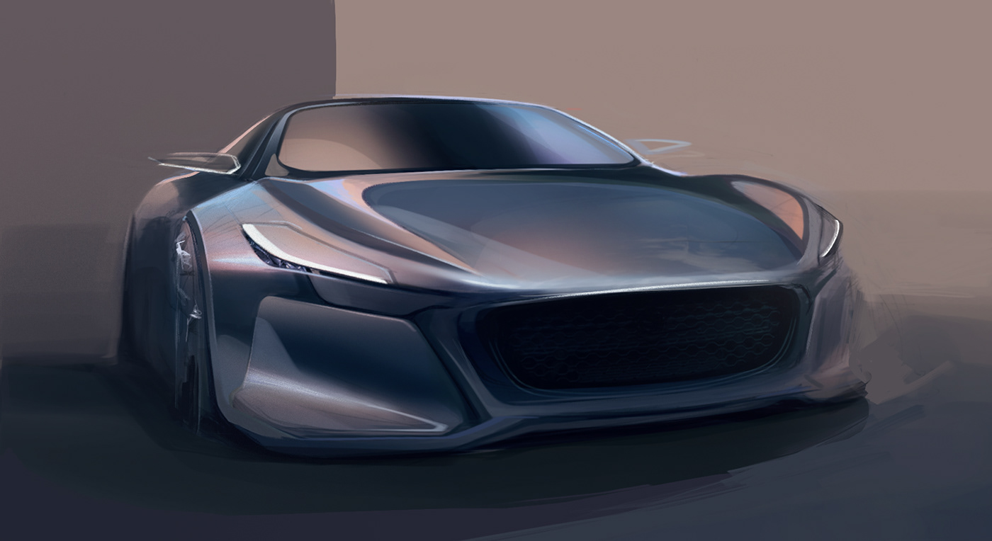automotive   car cardesign rendering sketching transportationdesign