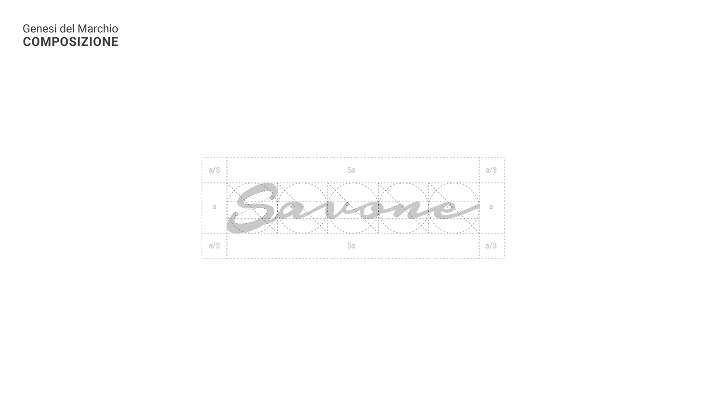 Savone Logotype logo identity sign shopping center store design