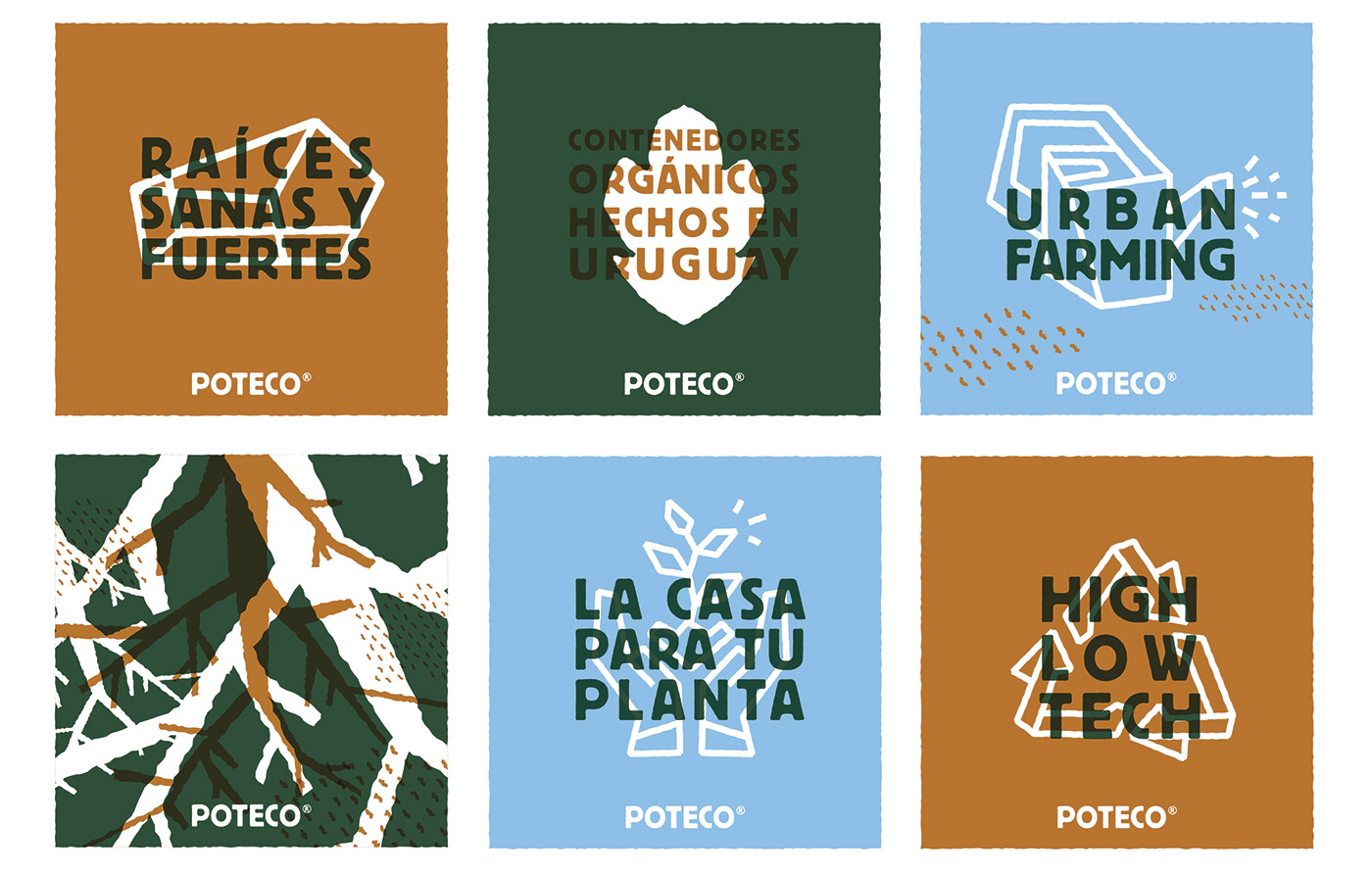 Plant logo organic natural grow garden slow uruguay urban farming Sustainability