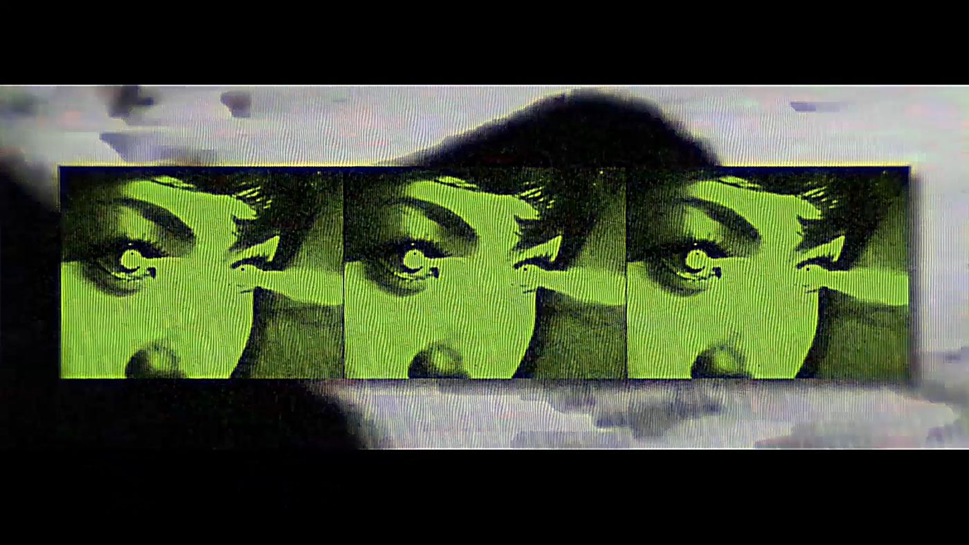 musicvideo artwork graphicdesign motiongraphic vhs Layout hiphop SkinnyChase Glitch M/V