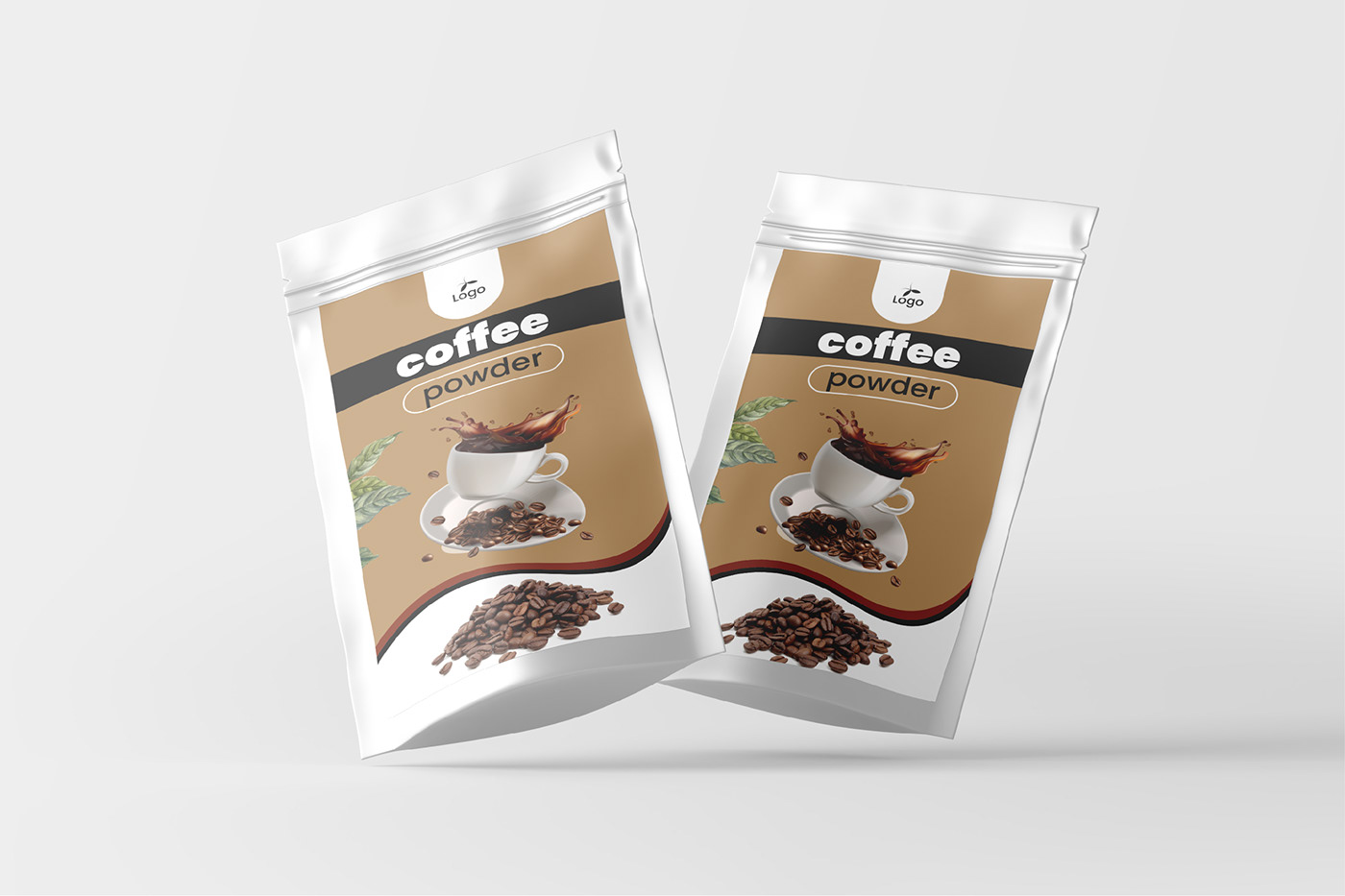 creative Pouch Design  Packaging product design  label design organic Coffee suplement Health Advertising 