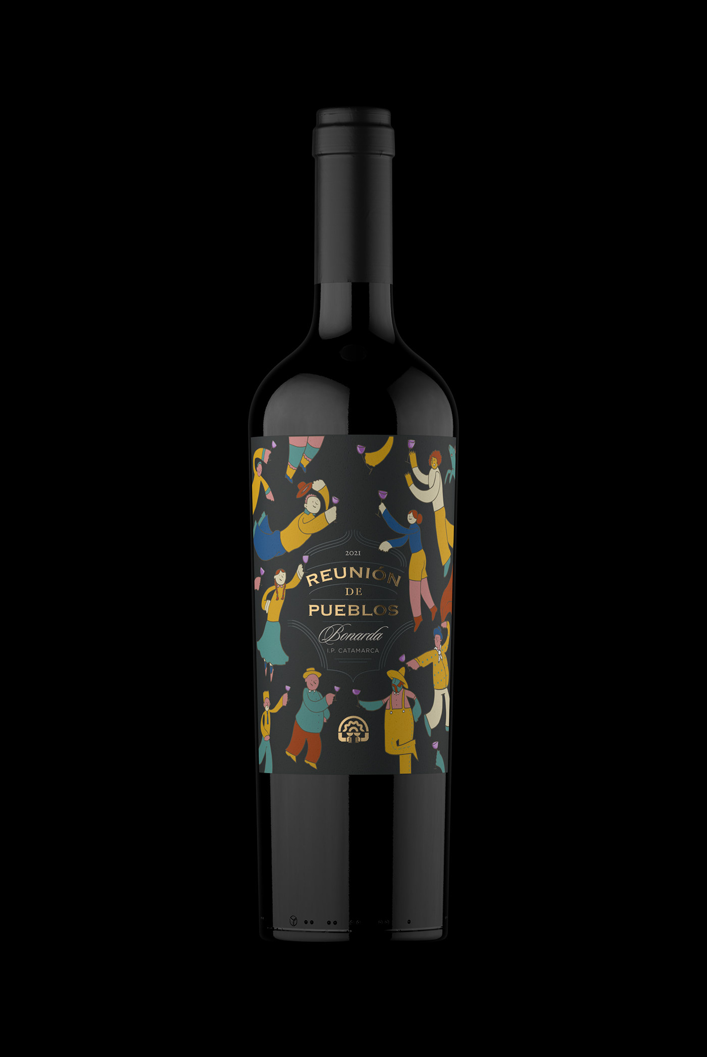 catamarca reunion de pueblos wine packaging design