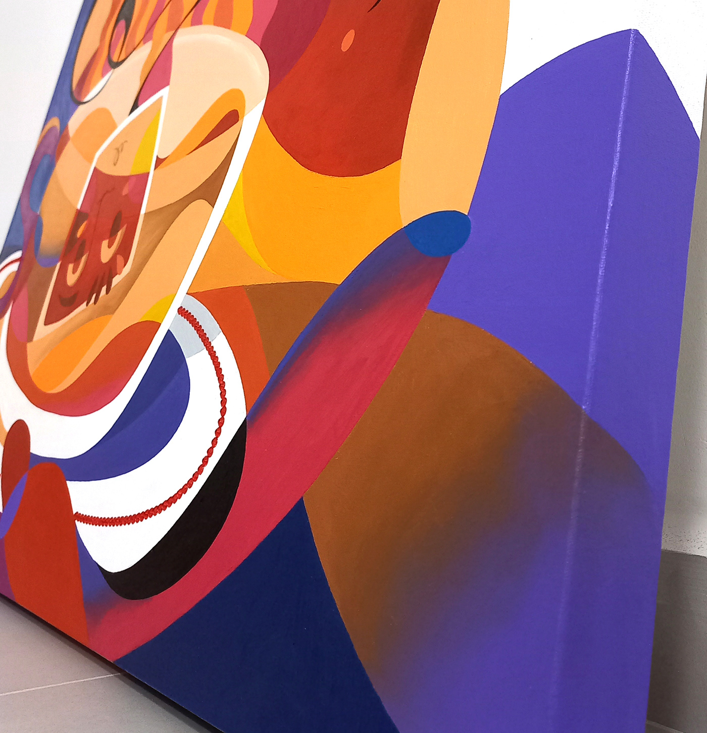 acrylic painting artwork colors hand Cover Art kidlit McDonalds google New York Times new yorker