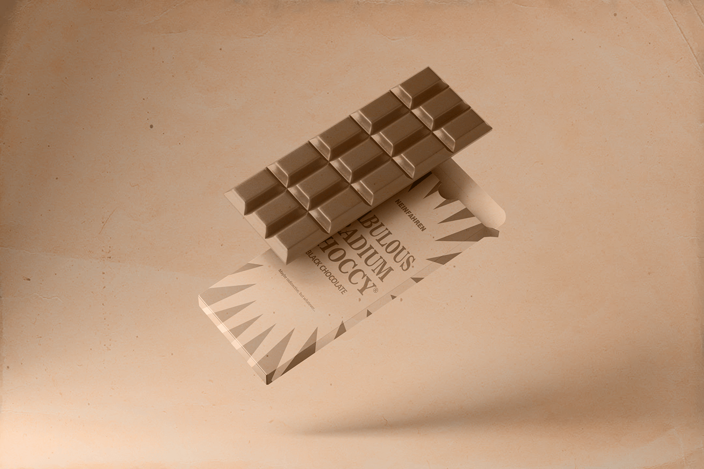 Packaging packaging design Mockup Illustrator chocolate radium