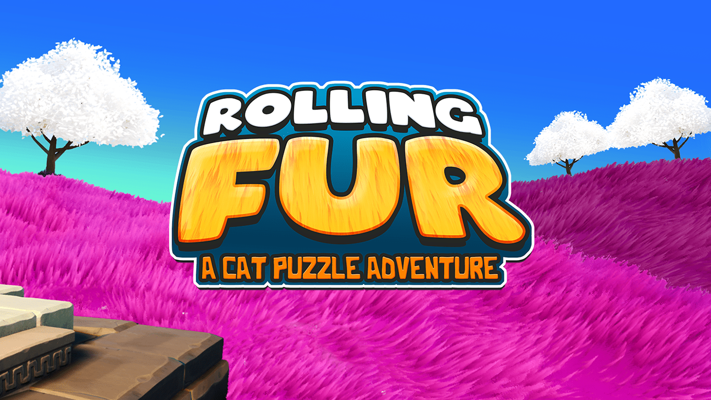 rolling fur game logo landscape