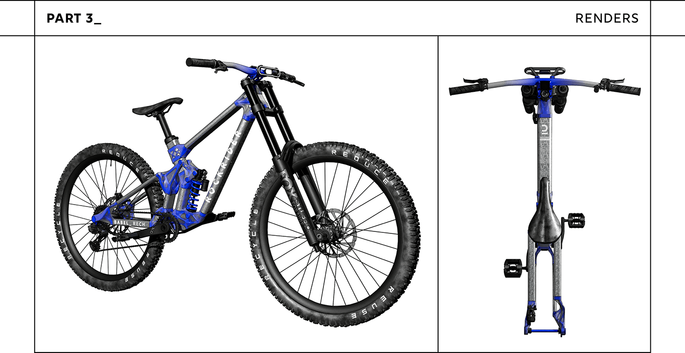 Rockrider babel generative design mountain bike decathlon Bicycle generative design transportation MTB