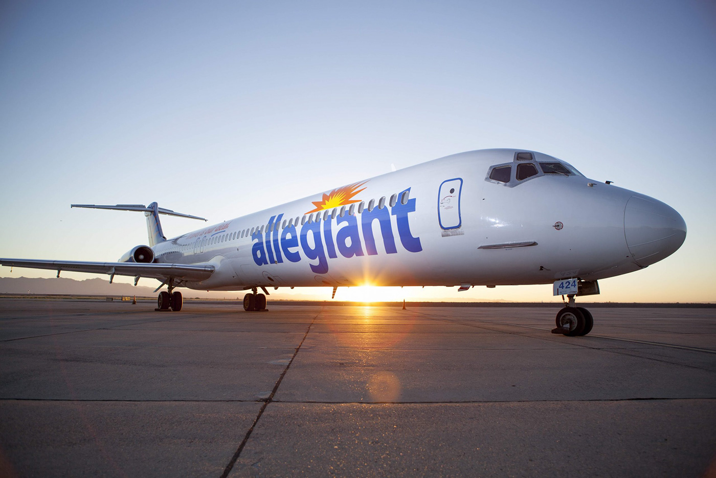 Allegiant Airlines airline airplane Travel flight design logo branding  Identity Design Rebrand