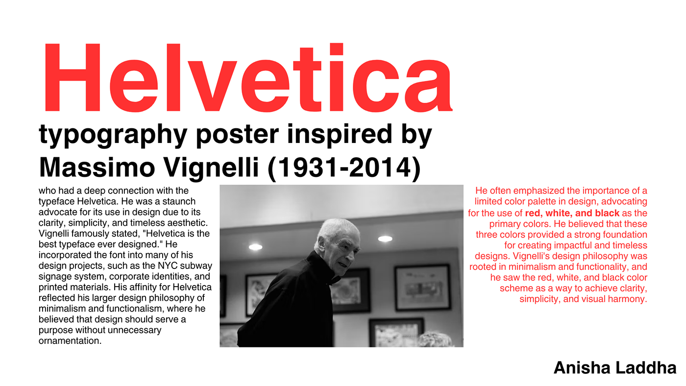 helvetica helvetica poster typography   type typography design typographic Typeface type design Helvetica Neue massimo vignelli