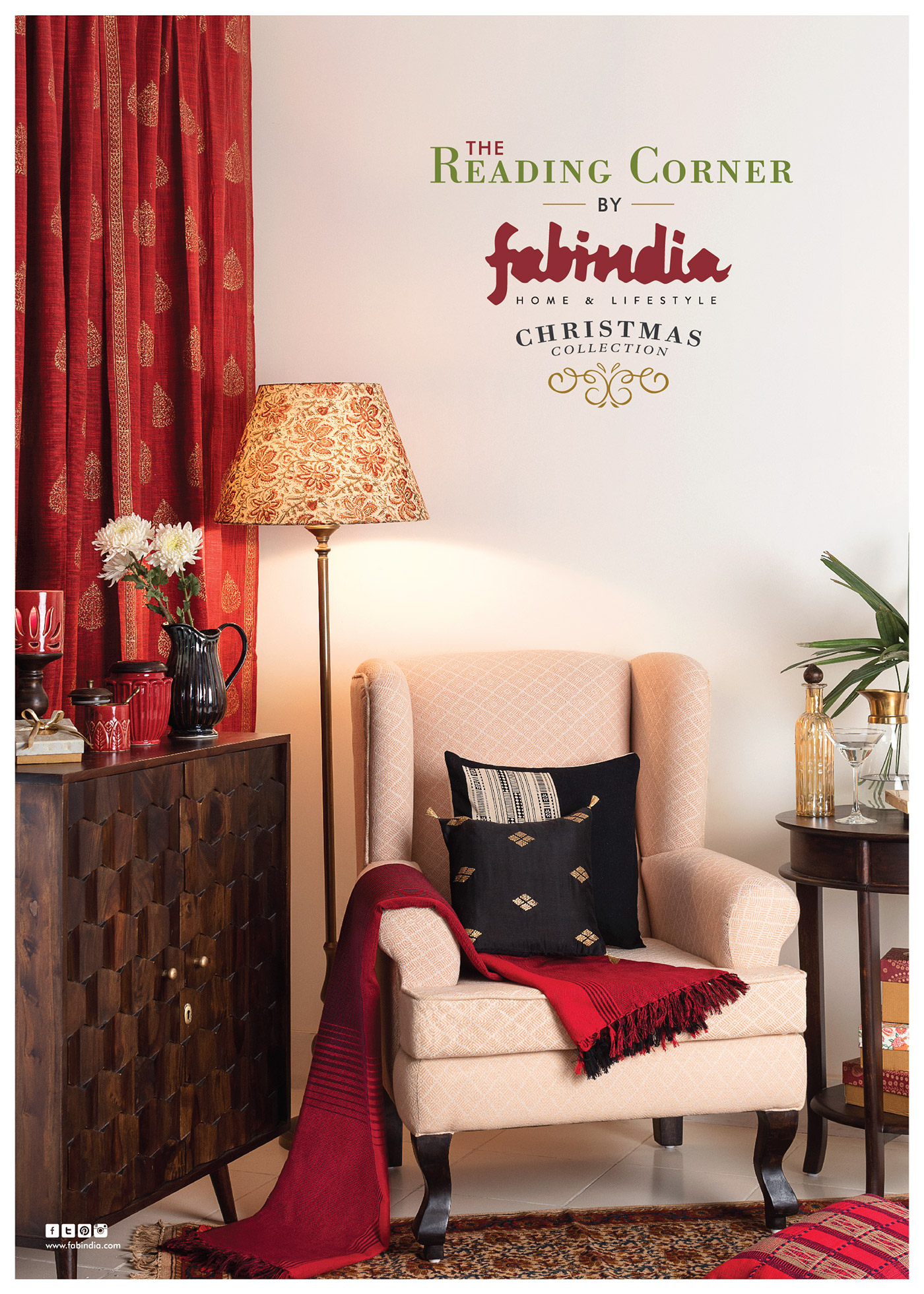 Christmas home Interior Design Photography Black Photography home linen furniture photoshoot Good Homes festive
